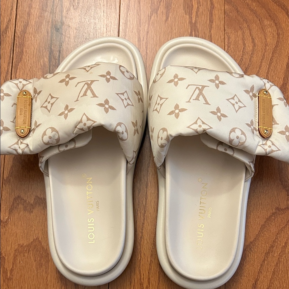 Louis Vuitton Pool Pillow Flat Comfort Mule, 39
